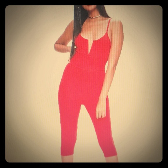Missguided Other - NWT Red Unitard || Misguided